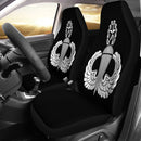 Winged Diamond Logo Premium Custom Car Seat Covers Decor Protectors