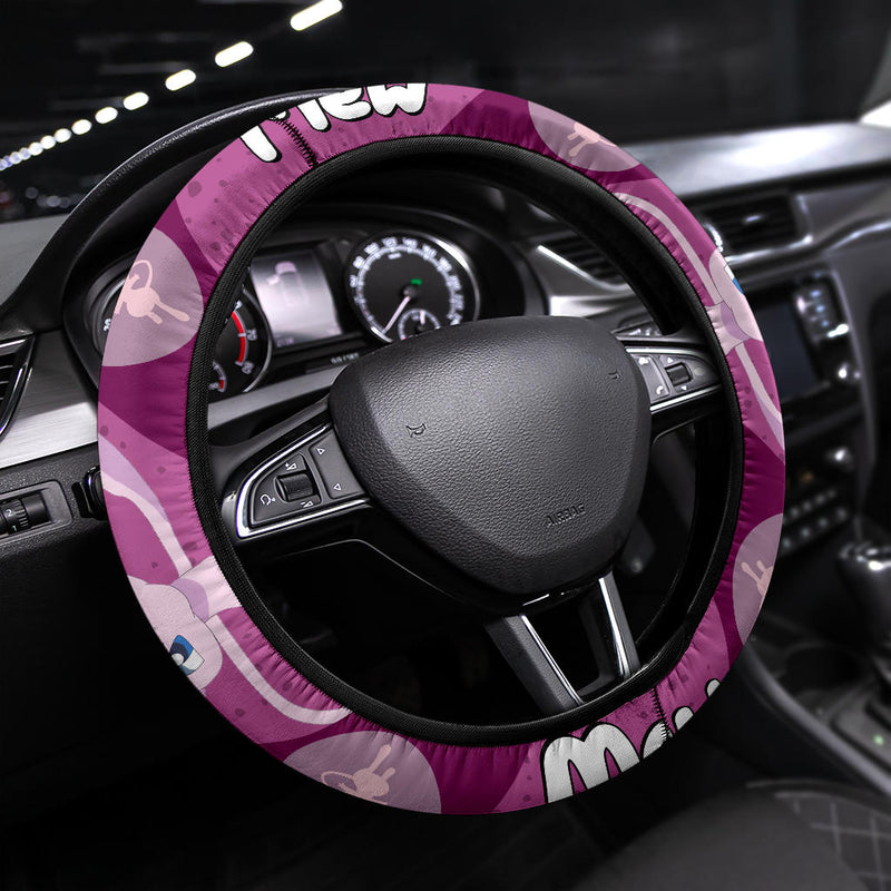 Mew Pokemon Steering Wheel Cover