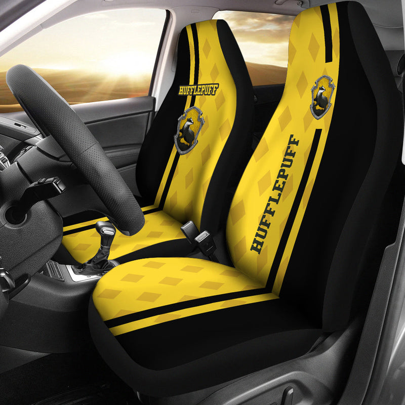 Hufflepuff Harry Potter Premium Custom Car Seat Covers Decor Protectors