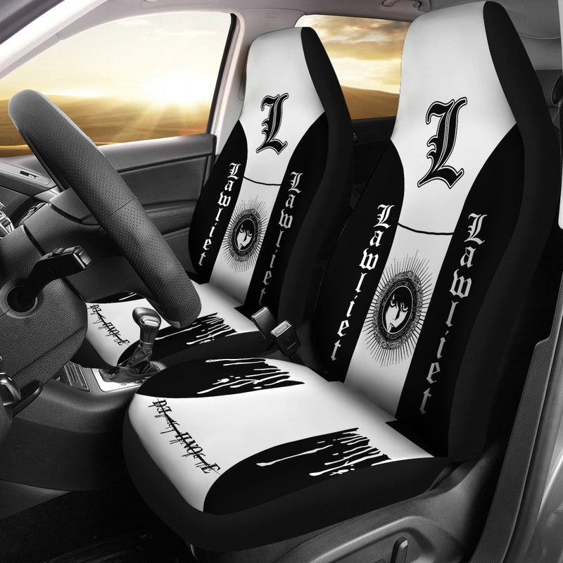 L Death Note Premium Custom Car Seat Covers Decor Protectors