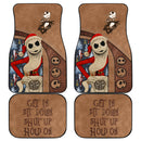 Jack Skellington Horror Get In Sit Down Shut Up And Hold On Car Floor Mats