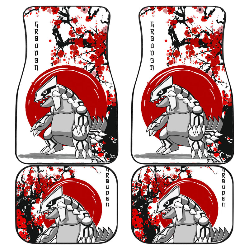 Groudon Red Sakura Pokemon Japan Style Car Floor Mats