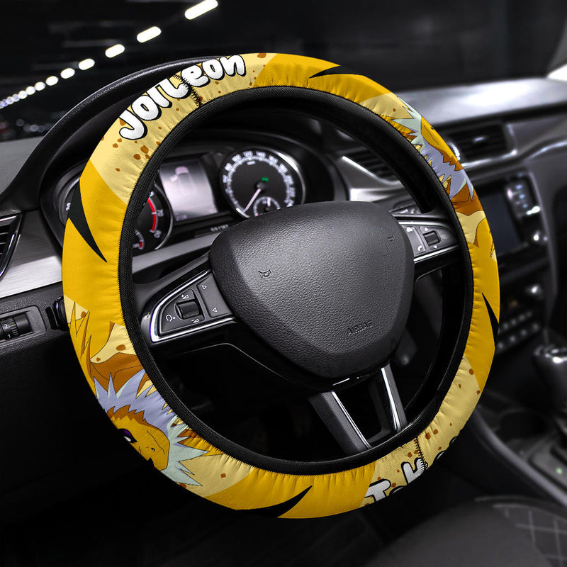 Jolteon Pokemon Steering Wheel Cover