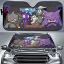 Pokemon Ghost Type Driving Car Auto Sunshades
