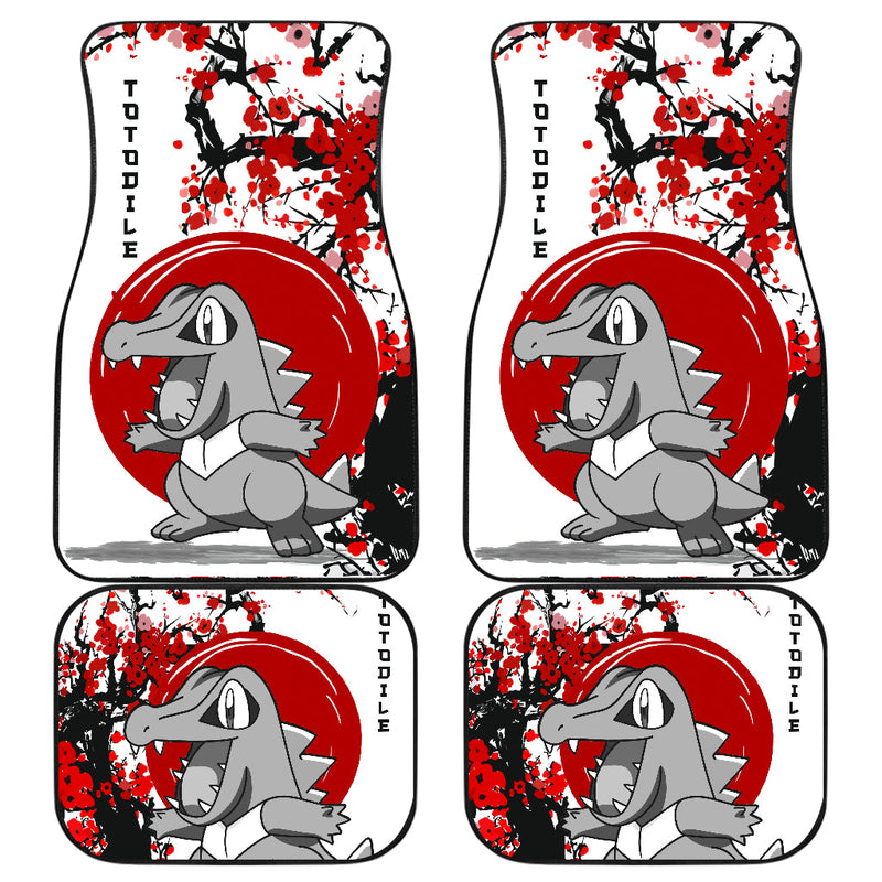 Totodile Pokemon Japan Style Car Floor Mats