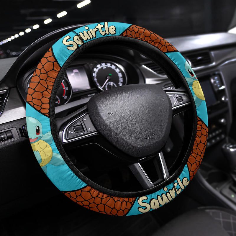 Squirtle Pokemon Premium Car Steering Wheel Cover