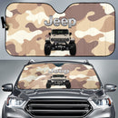 Jeep Camo Cream Color Car Auto Sunshades