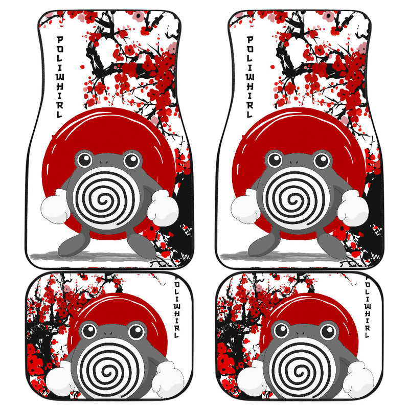 Poliwhirl Pokemon Japan Style Car Floor Mats