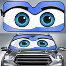 Blue Cartoon Eyes Car Auto Sunshades