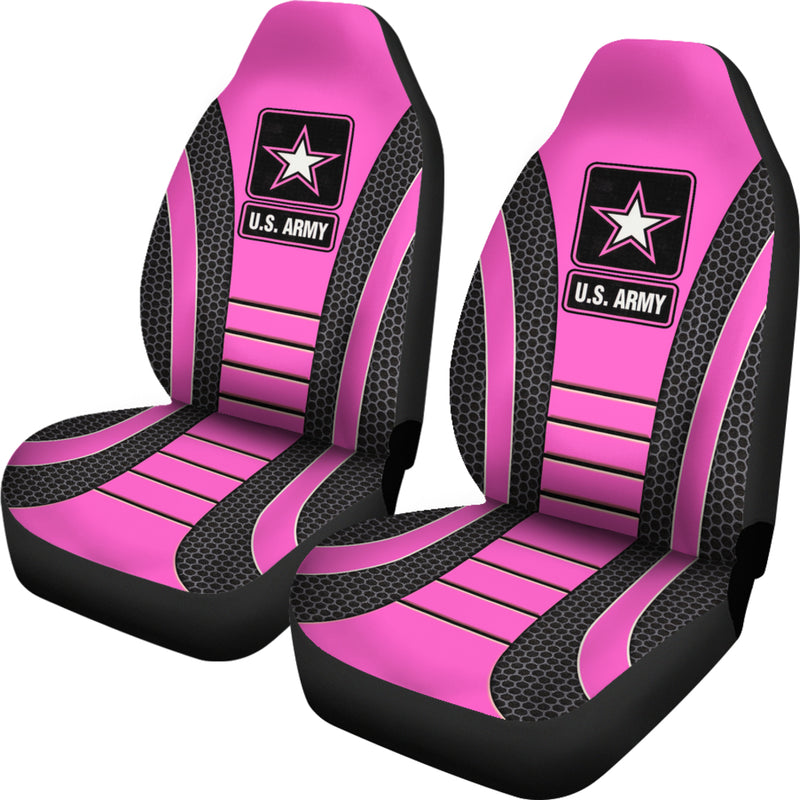 US ARMY Pink Premium Custom Car Seat Covers Decor Protectors