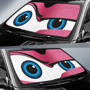 Funny Pink The Rock Style Cartoon Eye Car Auto Sunshades