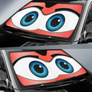 Red Cartoon Eyes Car Auto Sunshades