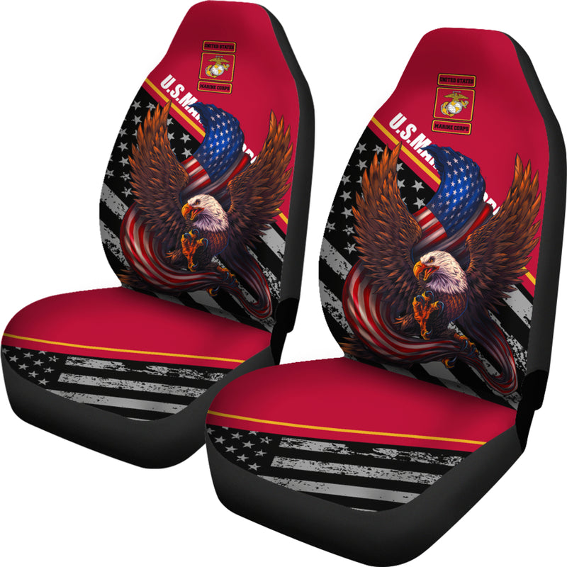 US Marine Corps Premium Custom Car Seat Covers Decor Protectors