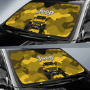 Jeep Camo Yellow Color Car Auto Sunshades
