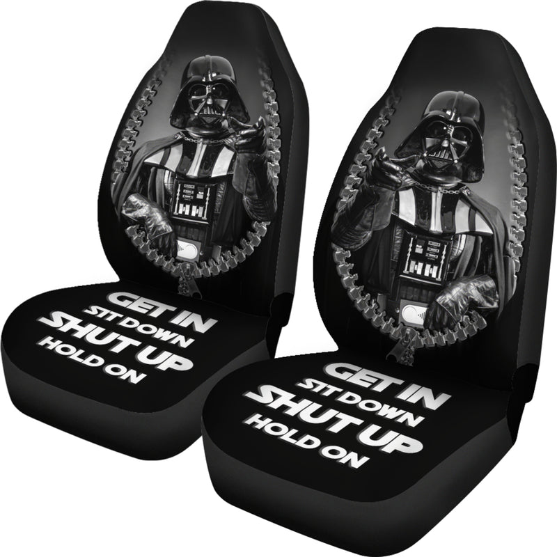 Get In Sit Down Zip Star Wars Darth Vader Premium Custom Car Seat Covers Decor Protectors