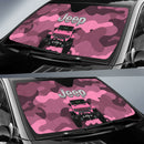 Jeep Camo Pink Color Car Auto Sunshades