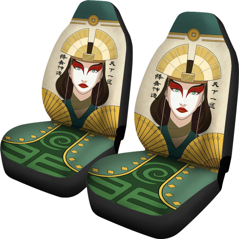 Kyoshi Avatar Last Airbender Premium Custom Car Seat Covers Decor Protectors