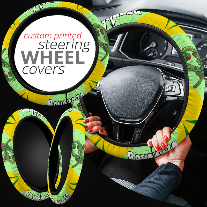 Rayquaza Pokemon Steering Wheel Cover