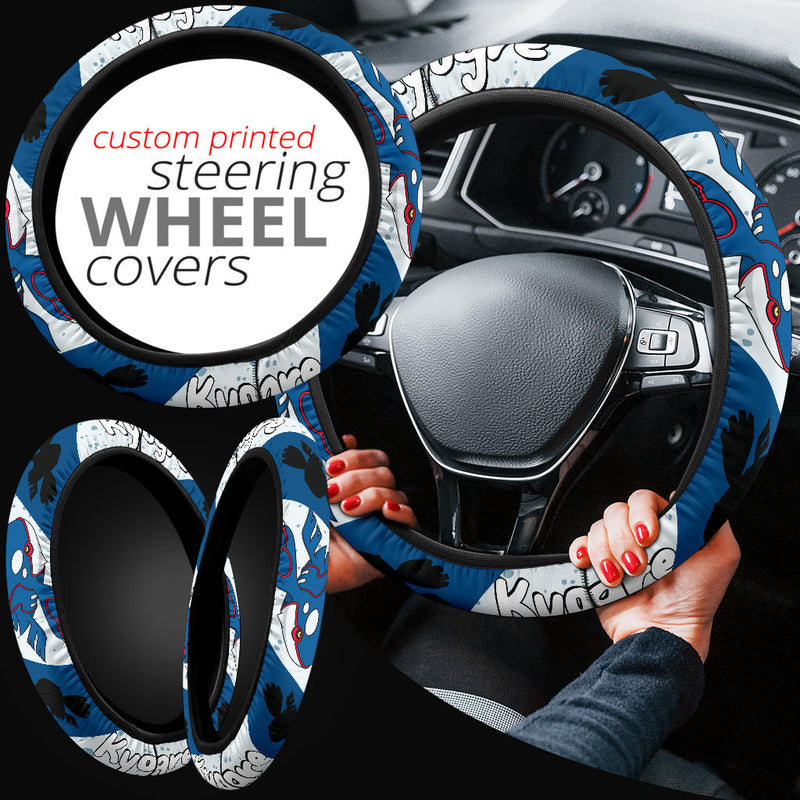 Kyogre Pokemon Steering Wheel Cover