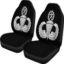 Winged Diamond Logo Premium Custom Car Seat Covers Decor Protectors