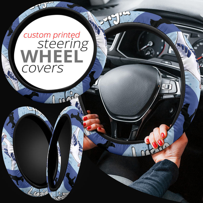 Lugia Pokemon Steering Wheel Cover