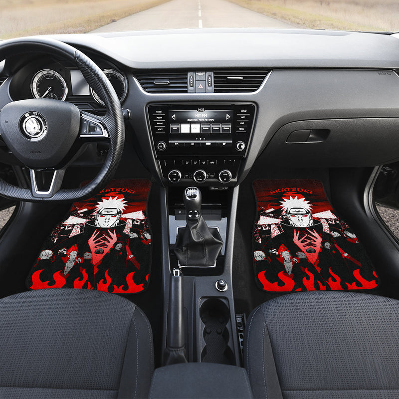 Akatsuki Anime Car Floor Mats