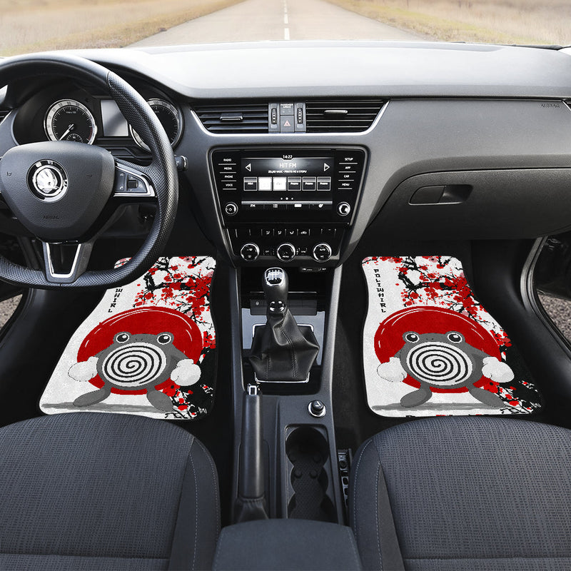 Poliwhirl Pokemon Japan Style Car Floor Mats