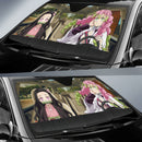 Demon Slayer Nezuko And Kanroji Car Auto Sunshades