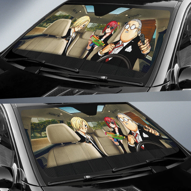 Sakamoto Days Car Auto Sunshades