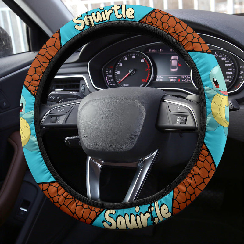 Squirtle Pokemon Premium Car Steering Wheel Cover