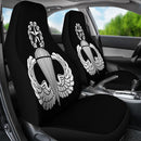 Winged Diamond Logo Premium Custom Car Seat Covers Decor Protectors