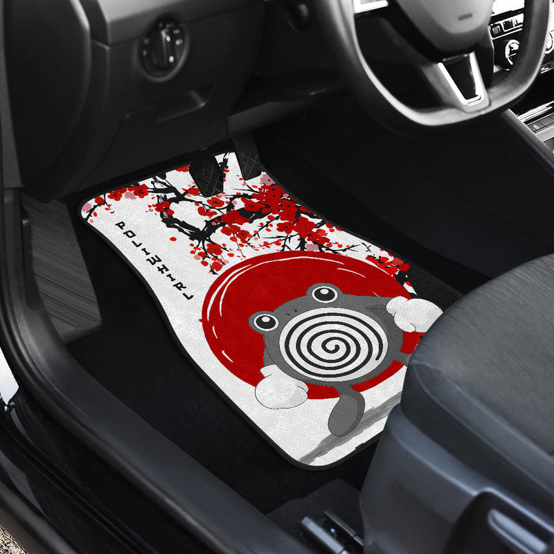 Poliwhirl Pokemon Japan Style Car Floor Mats