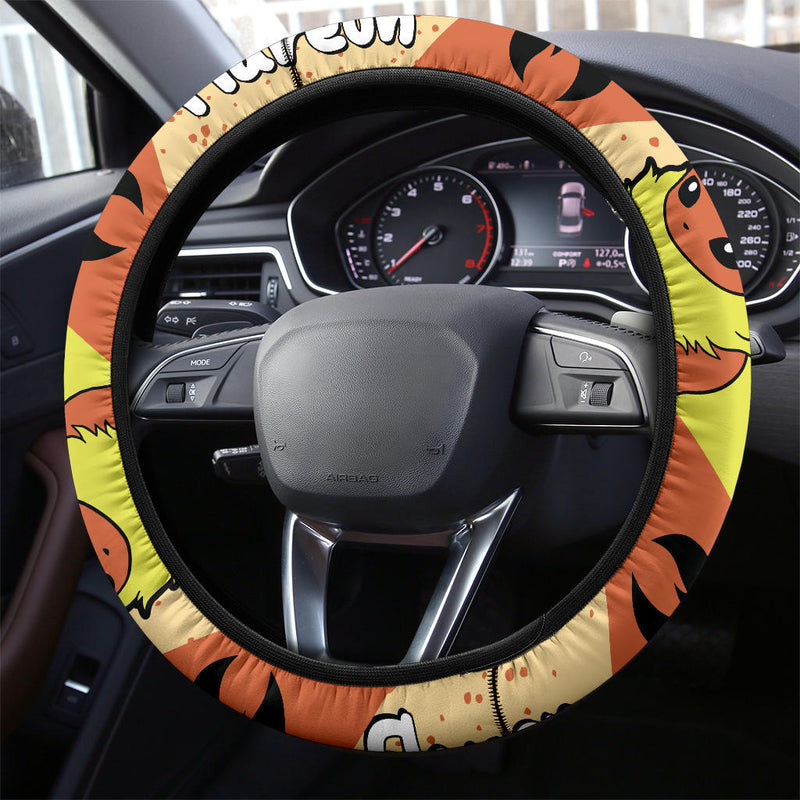 Flareon Pokemon Steering Wheel Cover