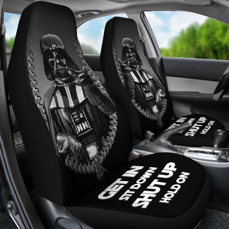 Get In Sit Down Zip Star Wars Darth Vader Premium Custom Car Seat Covers Decor Protectors