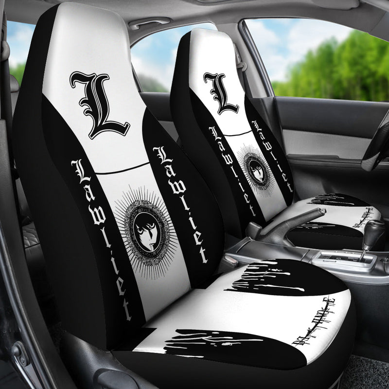 L Death Note Premium Custom Car Seat Covers Decor Protectors