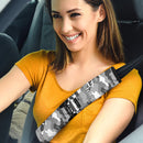 White Jeep Camouflage Car Seat Belt Cover Custom Car Accessories