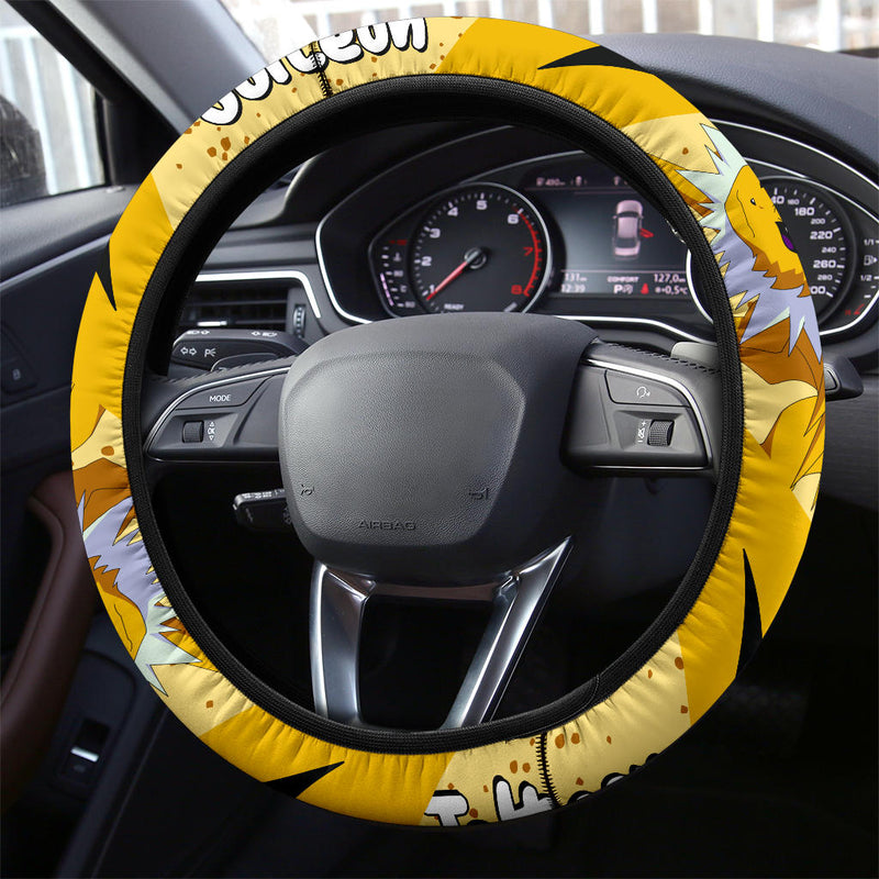 Jolteon Pokemon Steering Wheel Cover