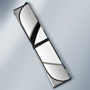 White Cartoon Eyes Car Auto Sunshades