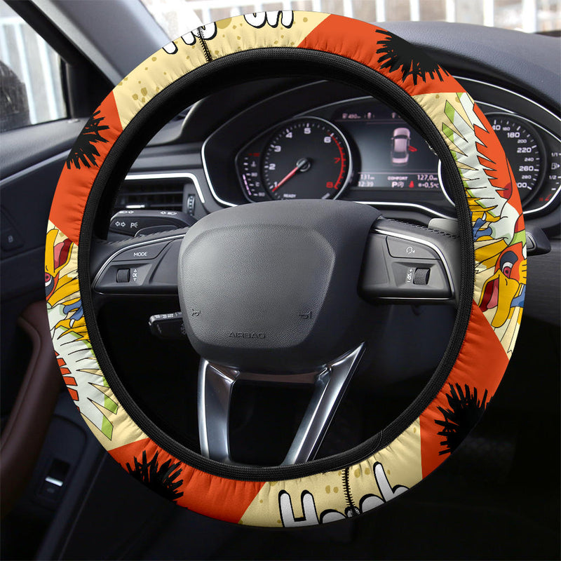 Ho-Oh Pokemon Steering Wheel Cover