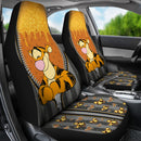 Get In Sit Down Zip Winnie The Pooh Tigger Premium Custom Car Seat Covers Decor Protectors