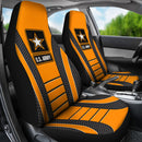 US ARMY Orange Premium Custom Car Seat Covers Decor Protectors