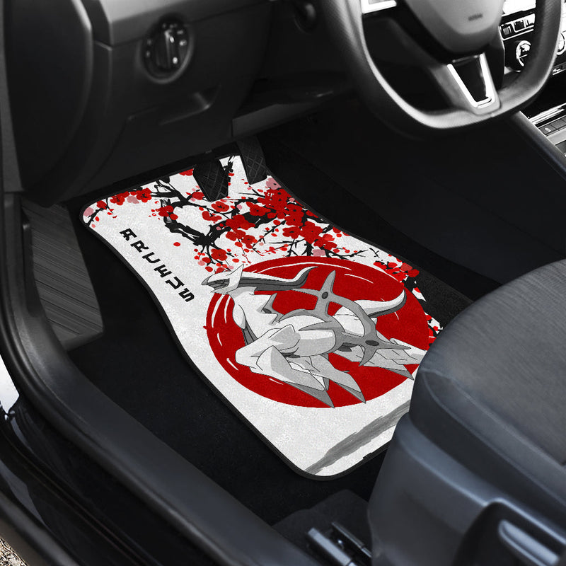Arceus Pokemon Japan Style Car Floor Mats