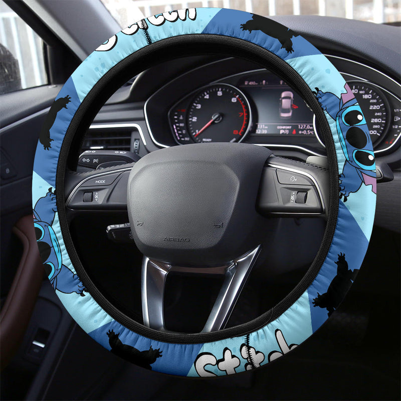 Stitch Pokemon Steering Wheel Cover