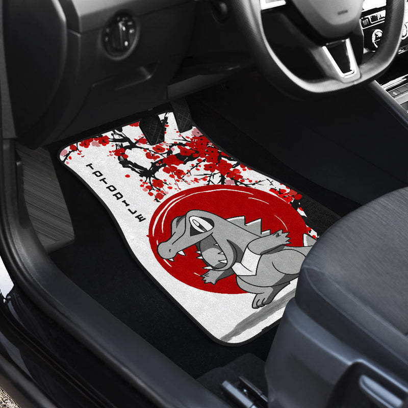 Totodile Pokemon Japan Style Car Floor Mats