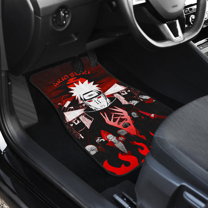 Akatsuki Anime Car Floor Mats