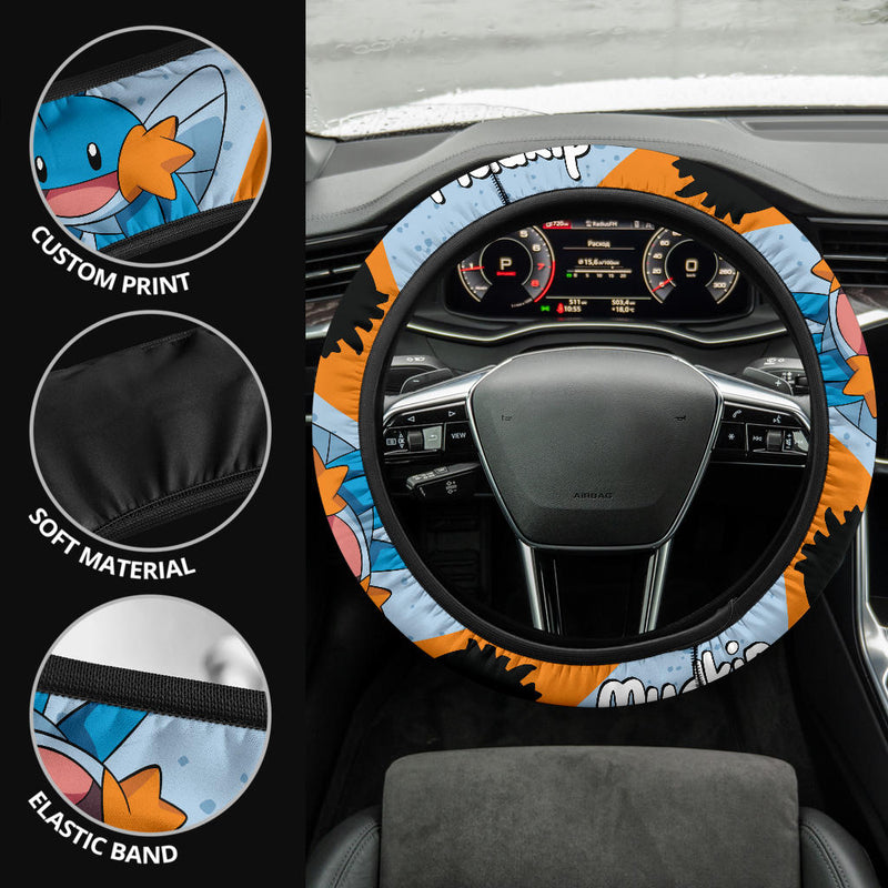 Mudkip Pokemon Steering Wheel Cover