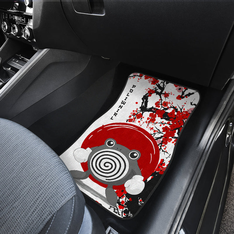 Poliwhirl Pokemon Japan Style Car Floor Mats