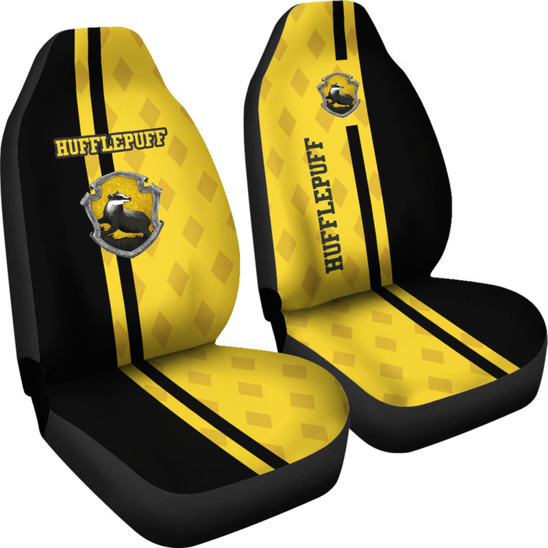 Hufflepuff Harry Potter Premium Custom Car Seat Covers Decor Protectors