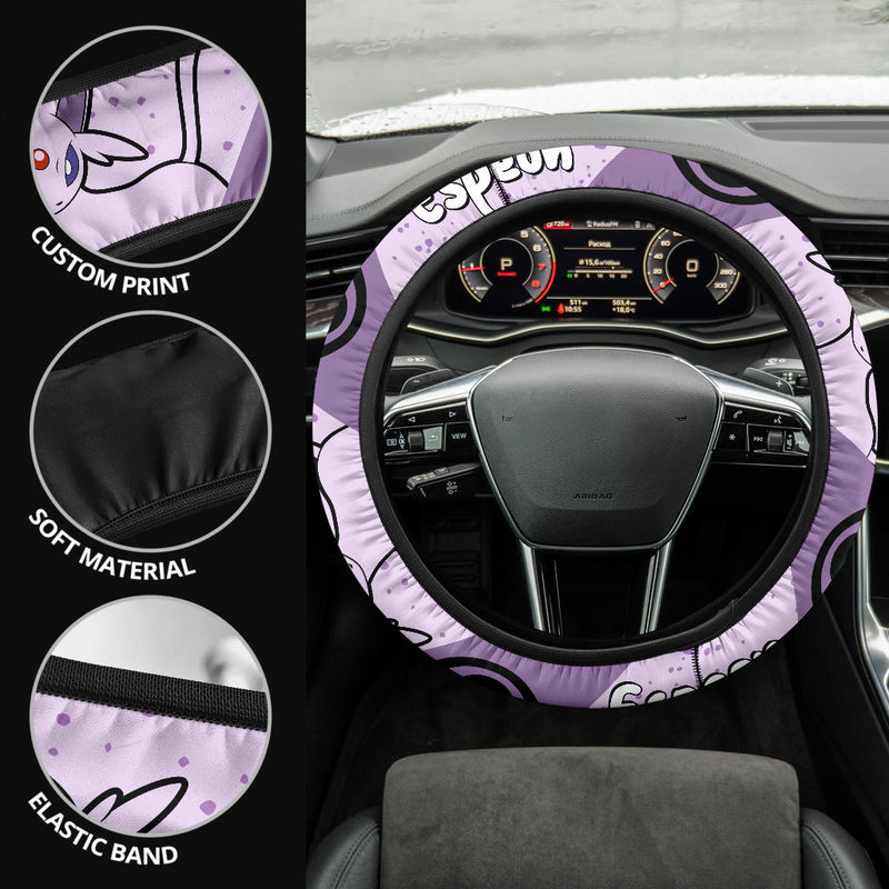 Espeon Pokemon Steering Wheel Cover