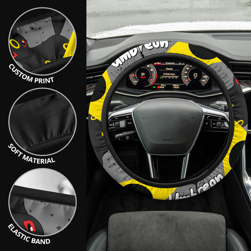 Umbreon Pokemon Steering Wheel Cover